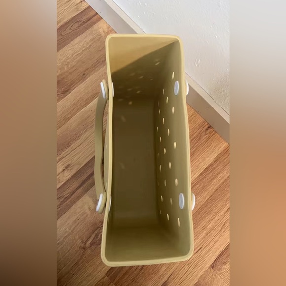 Khaki Medium Waterproof Beach Bag - Picture 3 of 3